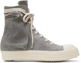 Rick Owens Drkshdw: Белые кроссовки  Cargo