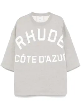 RHUDE: Флисовая футболка 
