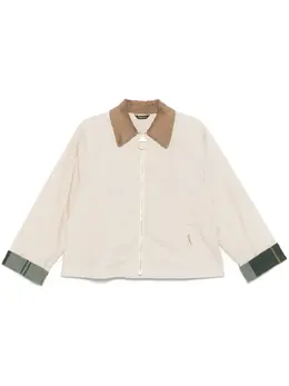 Barbour: Бежевая куртка 