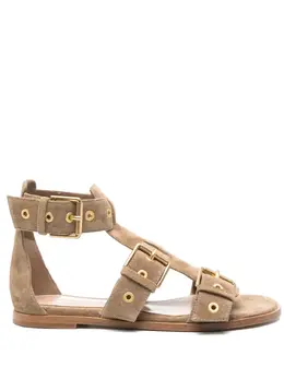 Gianvito Rossi: Коричневые сандалии 