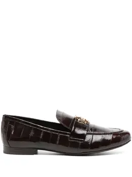 Tory Burch: Коричневые лоферы  Eleanor