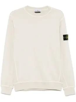 Stone Island: Бежевый свитшот  Compass