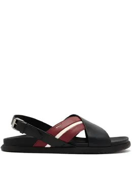 Bally: Чёрные сандалии 