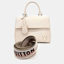 Louis Vuitton: Белая сумка  Épi