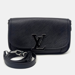 Louis Vuitton: Чёрная сумка  Épi
