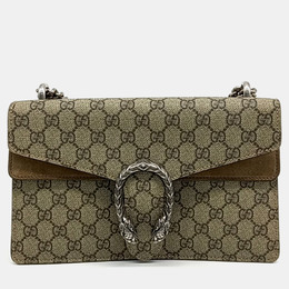 Gucci: Бежевая сумка  Dionysus