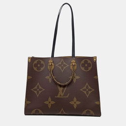Louis Vuitton: Коричневая сумка 