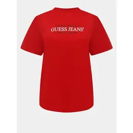 GUESS: Красная футболка 