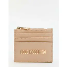 LOVE MOSCHINO: Бежевый картхолдер 