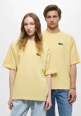 Lacoste: Жёлтая футболка 