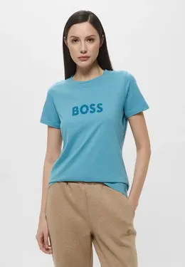 Boss: Голубая футболка 