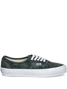 Vans: Зелёные кроссовки  Authentic
