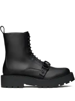 Valentino Garavani: Чёрные ботинки 