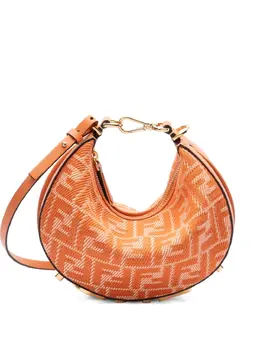 FENDI: Оранжевая сумка-шоппер 