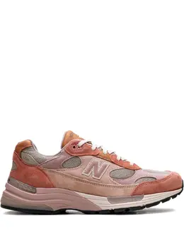 New Balance: Бежевые кроссовки  992