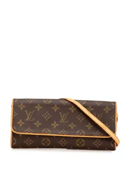 Louis Vuitton Pre-Owned: Коричневая сумка через плечо 