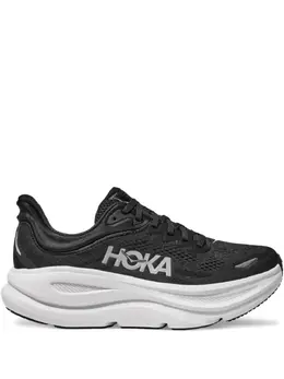 HOKA: Чёрные кроссовки 