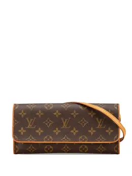 Louis Vuitton Pre-Owned: Коричневая сумка через плечо 