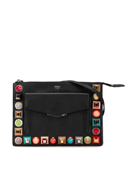 Fendi Pre-Owned: Чёрная сумка через плечо 