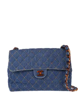 CHANEL Pre-Owned: Голубая сумка 