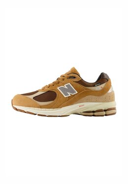 New Balance: Бежевые кроссовки 