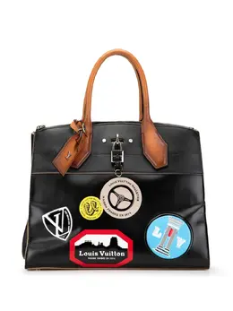 Louis Vuitton Pre-Owned: Серебристая сумка 