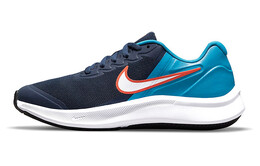 Nike: Синие кроссовки 