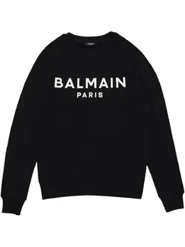 Balmain: Чёрный свитшот 