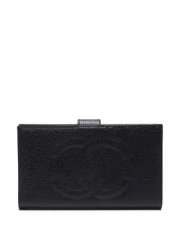CHANEL Pre-Owned: Чёрный кошелёк 