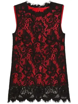 Dolce & Gabbana: Топ с растительным принтом 