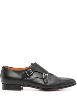 Santoni: Чёрные туфли 