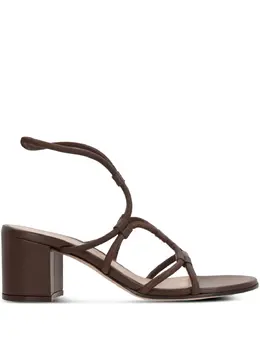 Gianvito Rossi: Коричневые сандалии 