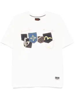 EVISU: Футболка с карманами 