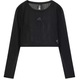 Adidas: Чёрная футболка 