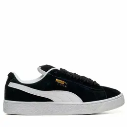 PUMA: Чёрные кеды  Suede