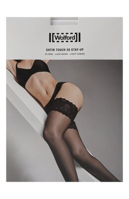 Wolford: Белые чулки 