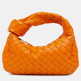 Bottega Veneta: Оранжевая сумка  Intrecciato