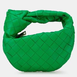 Bottega Veneta: Зелёная сумка  Intrecciato