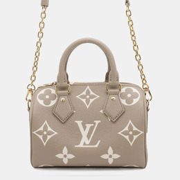 Louis Vuitton: Бежевая сумка  Speedy