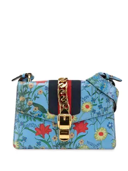 Gucci Pre-Owned: Голубая сумка 