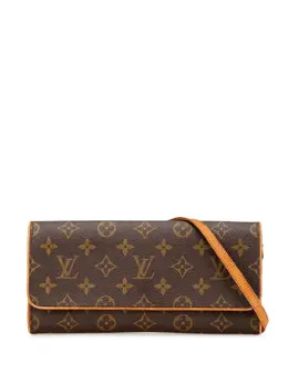 Louis Vuitton Pre-Owned: Коричневая сумка через плечо 