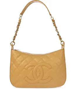 CHANEL Pre-Owned: Бежевая сумка 