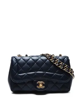 CHANEL Pre-Owned: Синяя сумка 