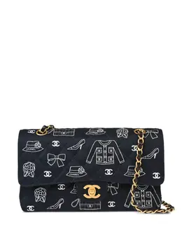 CHANEL Pre-Owned: Чёрная сумка 
