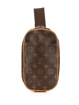 Louis Vuitton Pre-Owned: Коричневая сумка через плечо 