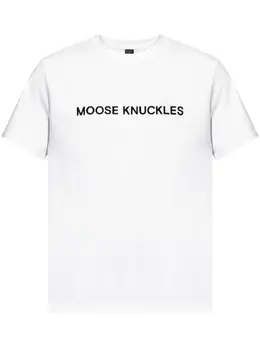 Moose Knuckles: Футболка с принтом 
