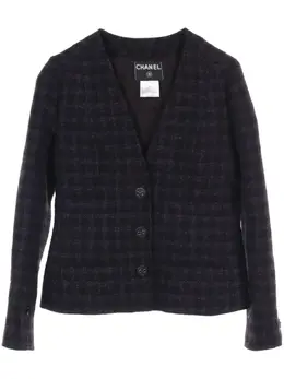 CHANEL Pre-Owned: Твидовая куртка 