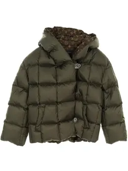 Louis Vuitton Pre-Owned: Куртка цвета хаки 