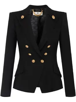 Elisabetta Franchi: Чёрный жакет 