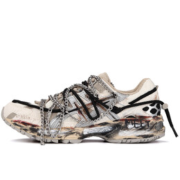 Asics: Бежевые кроссовки  Gel